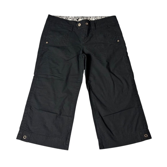 SO Wear It Declare It Black Crop Capri Pants Women's Size 9 Cropped Casual - Picture 1 of 7